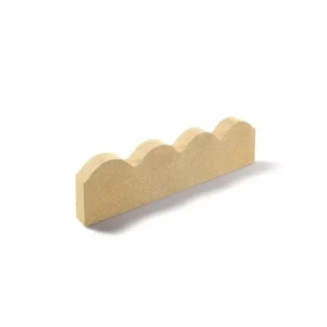 Buff Scalloped Edging