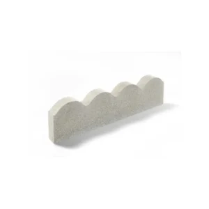 Grey Scalloped Edging