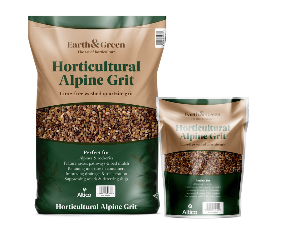 Horticultural Alpine Grit bag and pouch cutouts