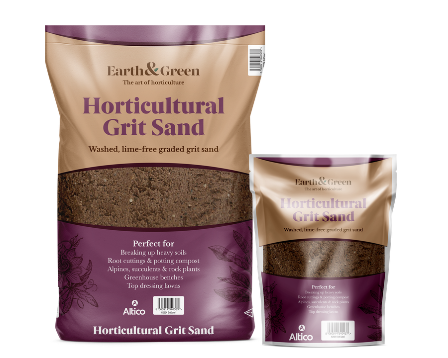 Horticultural Grit Sand bag and pouch cutouts