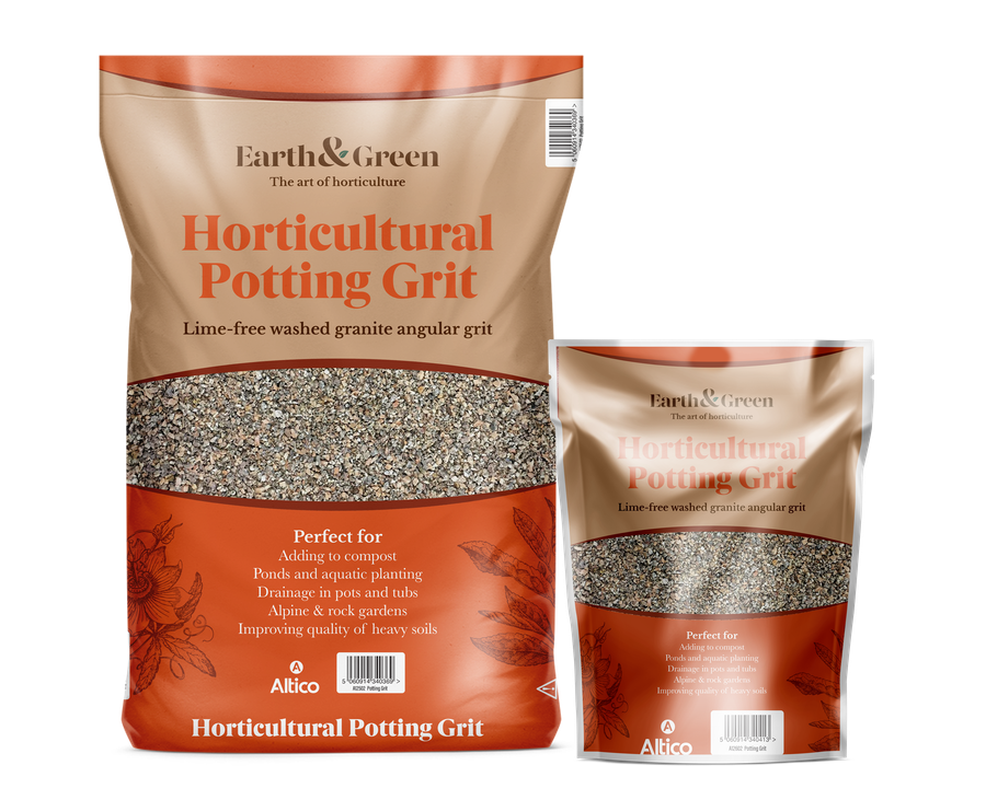 Horticultural Potting Grit bag and pouch cutouts
